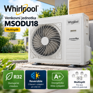Whirlpool klimatizace multisplit venkovní jednotka 2+1 MSODU18 5,0 kW A++/A+ R32